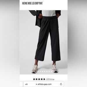 ATHLETA Avenue Wide Leg Crop Pant